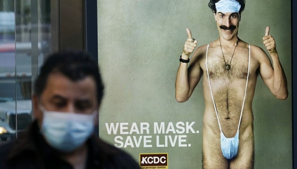 Sacha Baron Cohen genoplivede Borat-karakteren - angiveligt for sidste gang - til den film, der udkom sidste år under coronapandemien. (Arkivfoto) Sacha Baron Cohen genoplivede Borat-karakteren - angiveligt for sidste gang - til den film, der udkom sidste år under coronapandemien. (Arkivfoto)