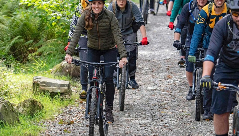 Det blev også til en tur på cyklen i bjerglandskabet