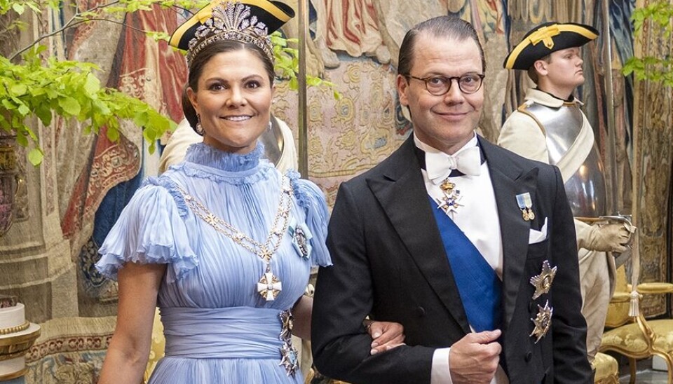 Det svenske kronprinsessepar, kronprinsesse Victoria og prins Daniel