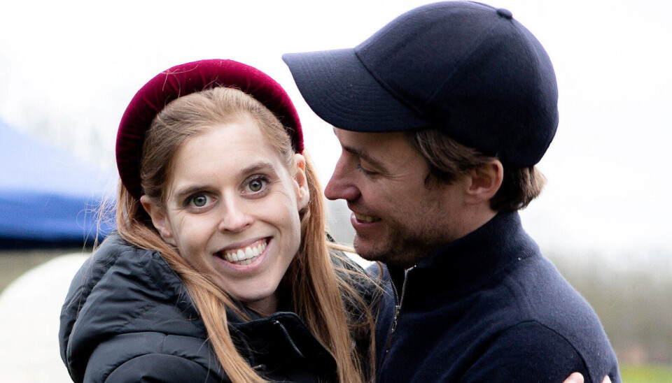 Britiske prinsesse Beatrice og hendes mand Edoardo Mapelli Mozzi.