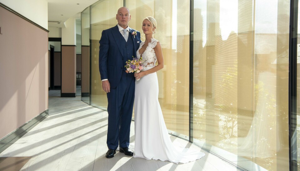Mand og kone. Smukt og meget romantiske omgivelser på Nimb.