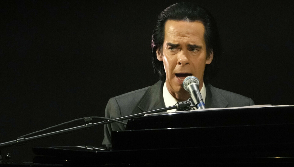 67-årige Nick Cave gæstede lørdag aften Royal Arena. Her ses han til en anden koncert i Los Angeles sidste år. (Arkivfoto).