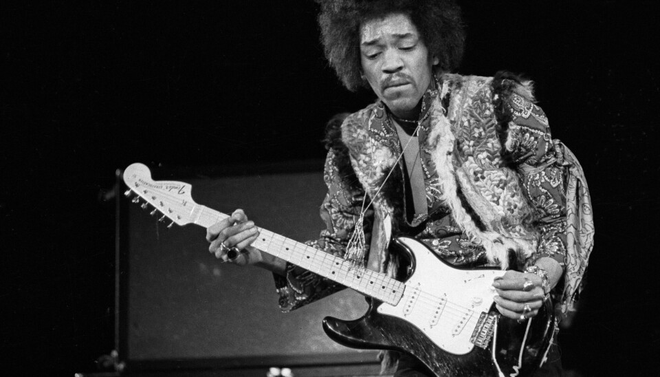Jimi Hendrix optrådte i Tivolis Koncertsal i 1968. Nu har en tidligere personlig assistent fundet sange fra samme år i hans gemmer, der aldrig er blevet offentliggjort. (Arkivfoto).