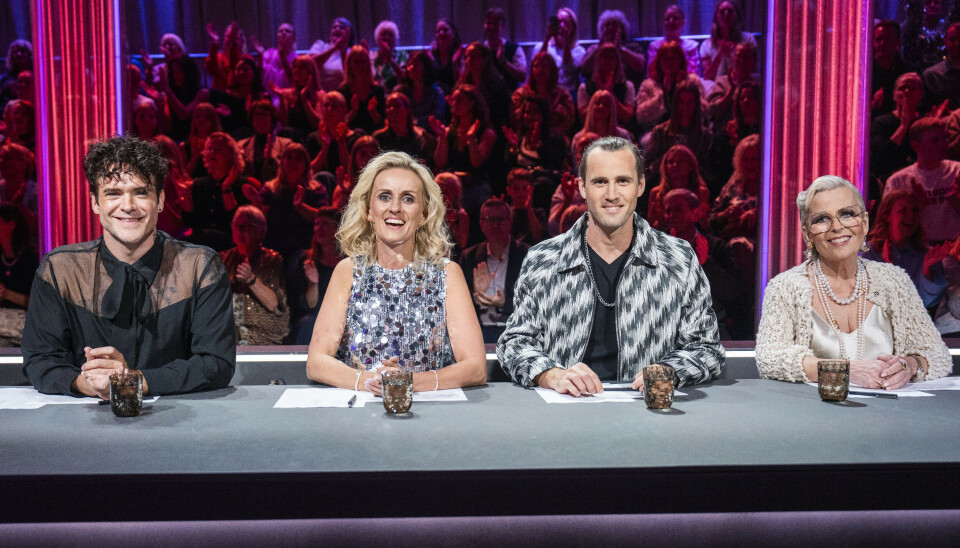 Dommerne Silas Holst, Lene James Mikkelsen, Sonny Fredie-Pedersen og Marianne Eihilt.