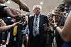 Bernie Sanders på sin arbejdsplads, Senatet i USA. Billedet er fra den 21. juli i år. Den 8. september fylder han 80.