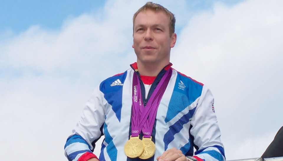 Chris Hoy opdagede en tumor i skulderen for et år siden.