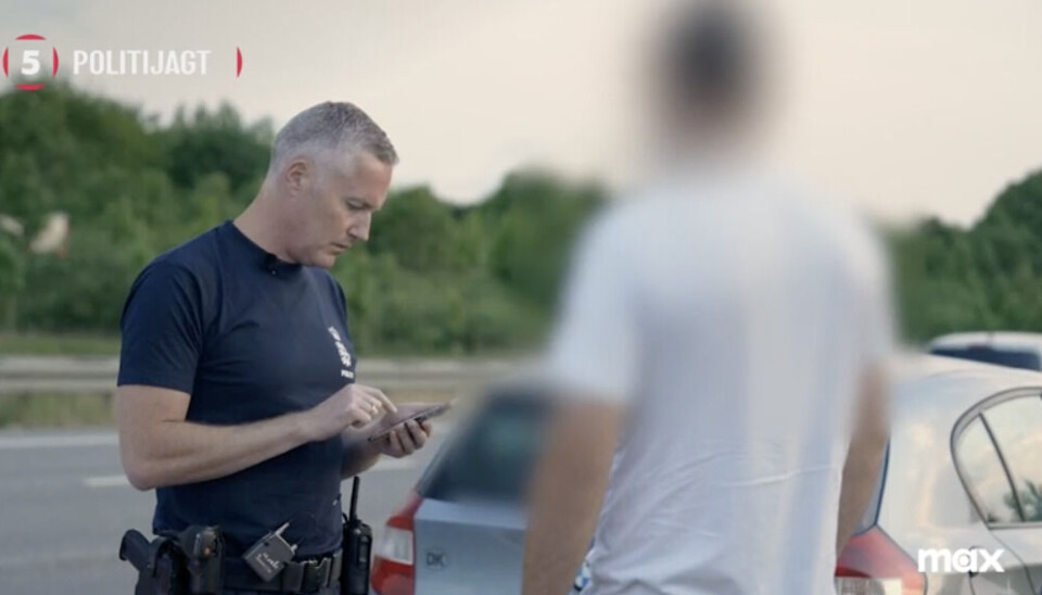 Et trafikstop tager en uventet drejning