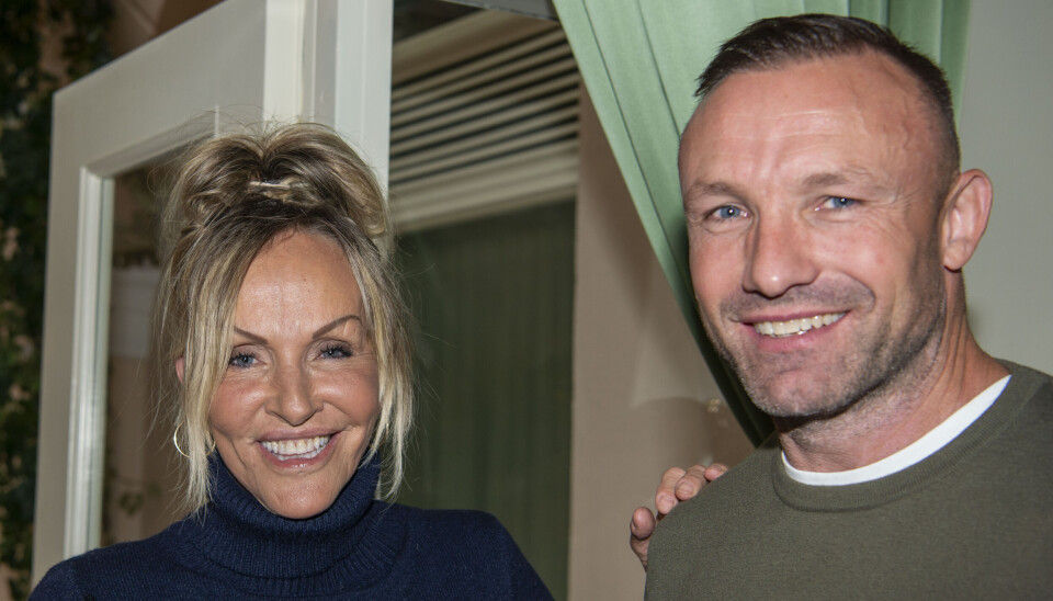 Linse Kessler sammen med brormand, Mikkel Kessler, der har udgivet selvbiografien 'Uden Parader'.