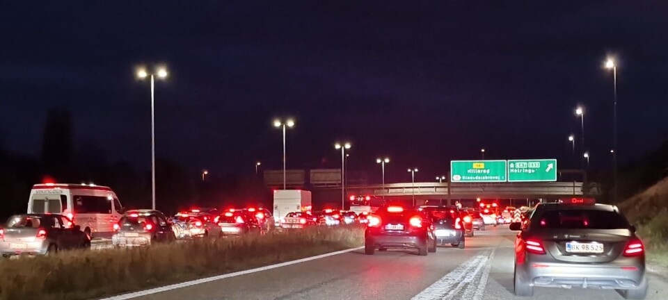 Politi og redning er på stedet