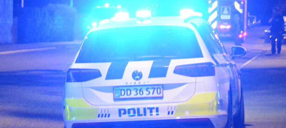 Politiet er på stedet