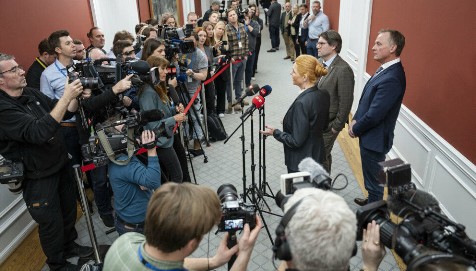 Der var stort presseopbud, da formand Inger Støjberg (DD) tidligere i år præsenterede Kim Edberg og Mads Fuglede som nye medlemmer af Danmarksdemokraterne.