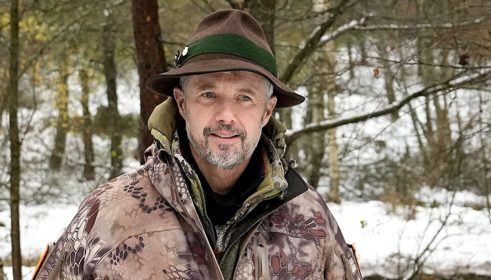 Frederik ses her på kongejagten i Grib Skov den 16. november sidste år.