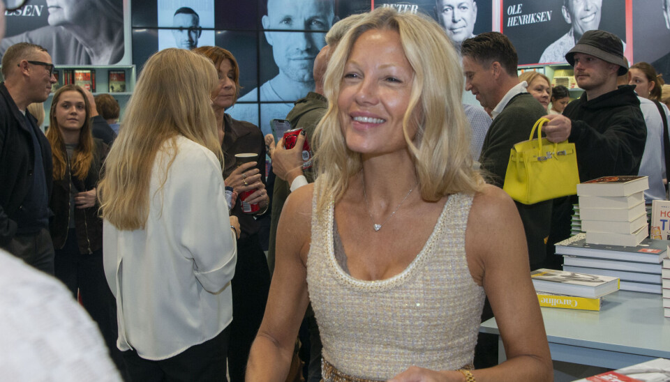 Caroline Fleming signerede bøger på sidste års bogmesse i Bella Center.