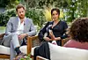 Billedet her er fra Harrys og Meghans interview med Oprah Windfrey, der løb over TV-skærme i store dele af verden tilbage i marts måned.