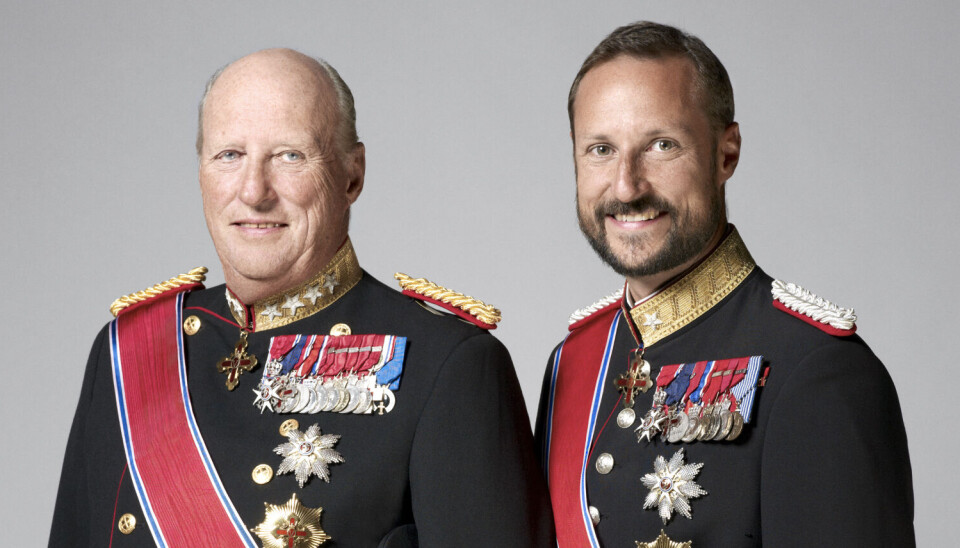 Kong Harald og kronprins Haakon