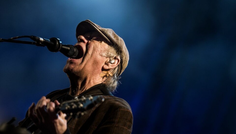 Hjalmer mistede sin far, Kim Larsen, i september 2018. (Arkivfoto)