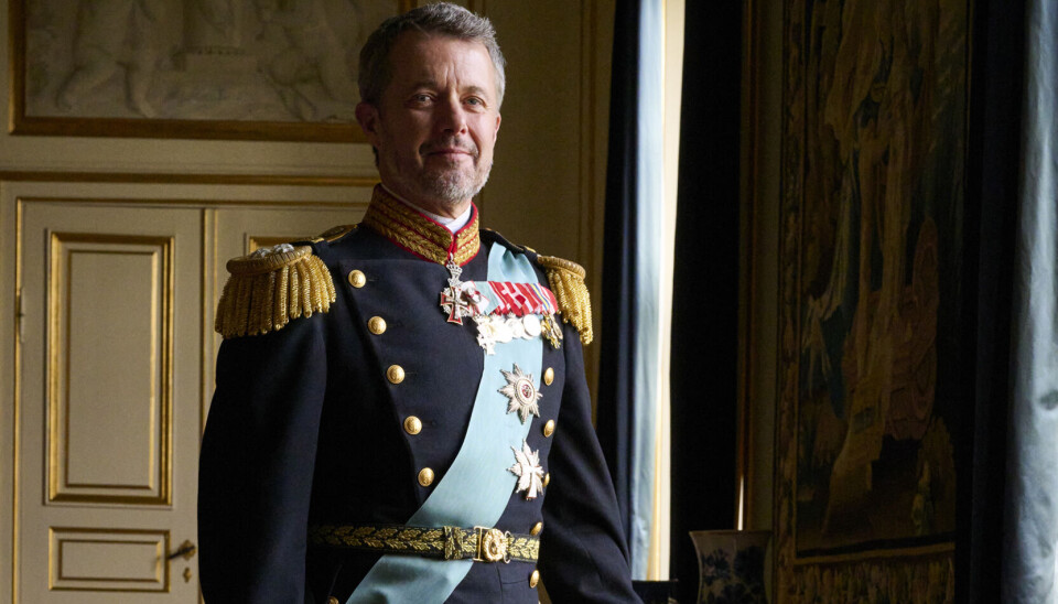 Kong Frederik i gallauniform