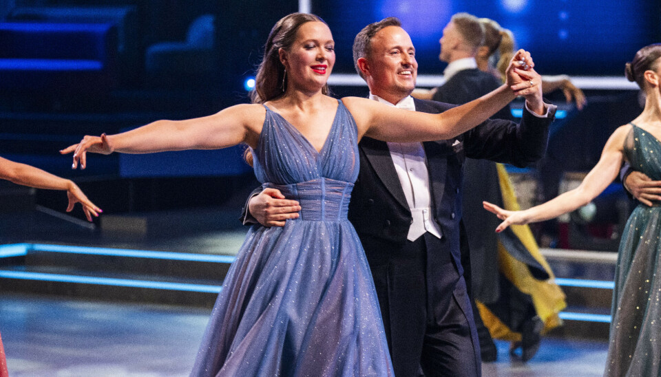 Thomas Evers Poulsen og Rachel Ellebye i en wienervals til 'Vild med Dans'.