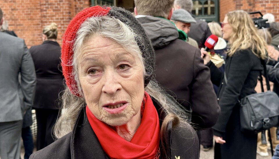 Anne Marie Helger fik sendt kær kollega til de evige jagtmarker.