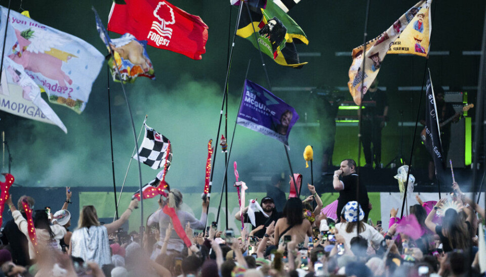 Mike Skinner, som er en del af The Streets, var blandt de tusinder af kunstnere, der optrådte på den engelske Glastonbury Festival i juni 2024.