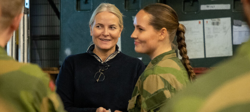 Kronprinsessen på besøg hos Ingrid Alexandra