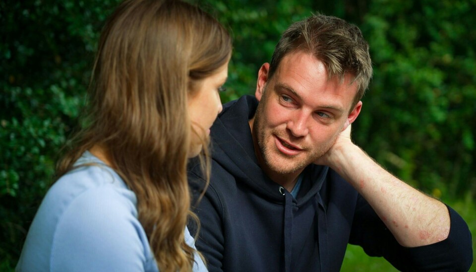 Anders Ingwersen og Emilie Lindevang glæder sig til deres første barn