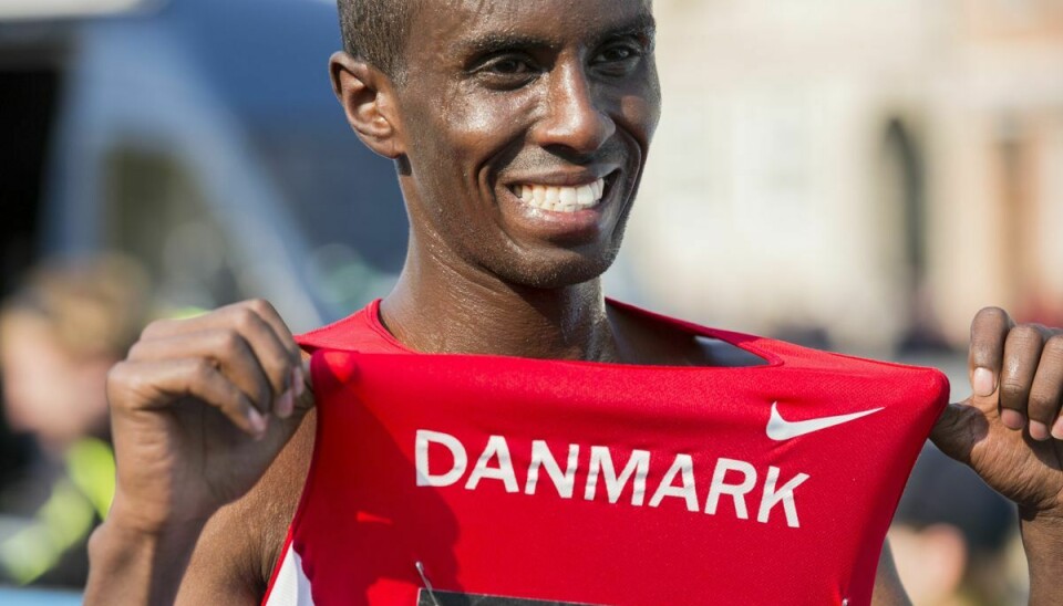 Abdi Ulad har tidligere vundet DM i løbedisciplinen 10.000 meter. Nu knokler han for at vinde titlen og trofæet i årets 'Vild med dans'. (Arkivfoto)