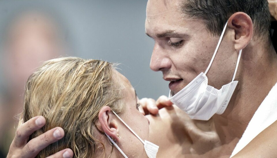 Pernille Blume og Florent Manaudou vandt begge medaljer ved OL i Tokyo.