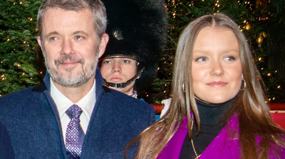 Kong Frederik med datter Prinsesse Isabella, der snart runder de 18 år.