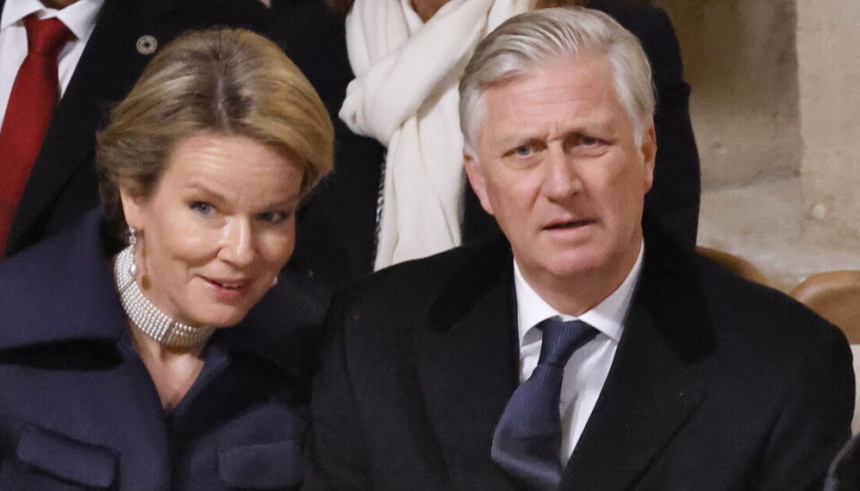 Det belgiske kongepar, kong Philippe og dronning Mathilde.