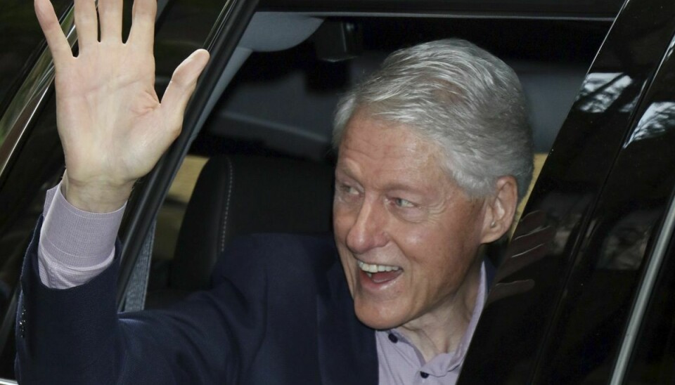 Bill Clinton, her fotograferet den 8. juni i New York efter at have deltaget i et talkshow. Den 19. august fylder han 75.