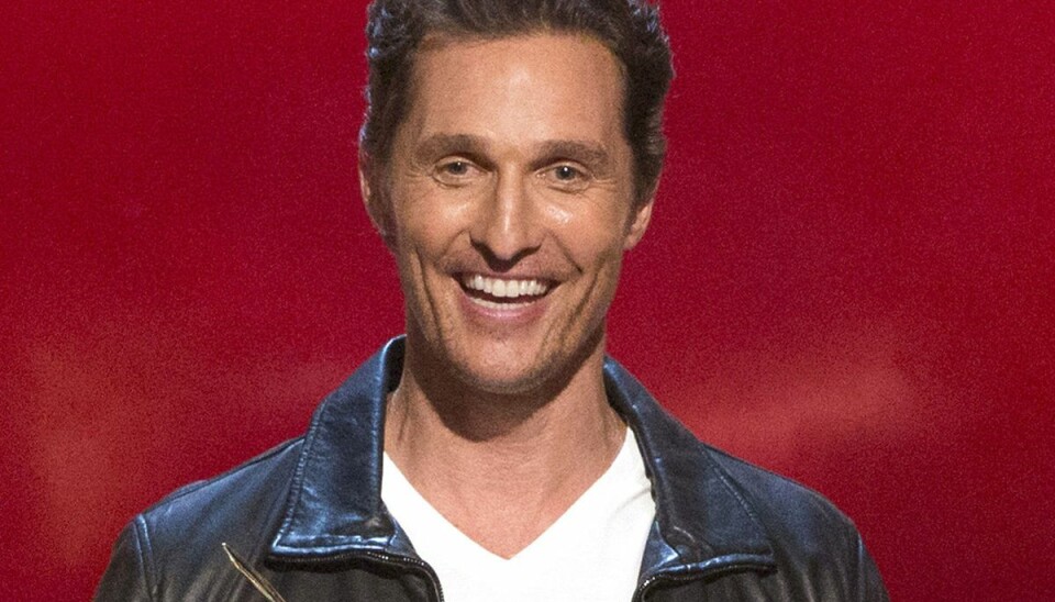 Matthew McConaughey bruger aldrig deodorant eller andre dufte.