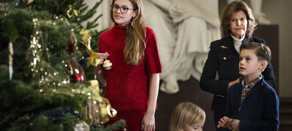 Se Silvia julehygge med alle børnebørnene