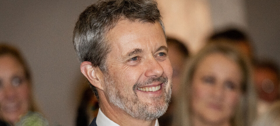 Frederik havde fint besøg på slottet