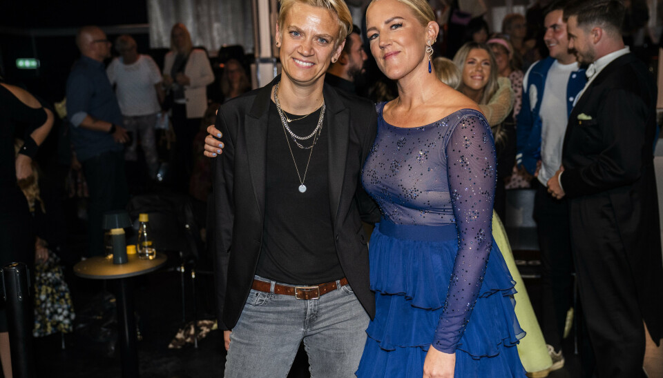 Der var også dobbelt op på festivitas, da sundhedsformidler Michelle Kristensen og forlagschef Pernille Wass holdt barnedåb for deres søn, Viggo. Ved samme lejlighed blev parret nemlig også gift.