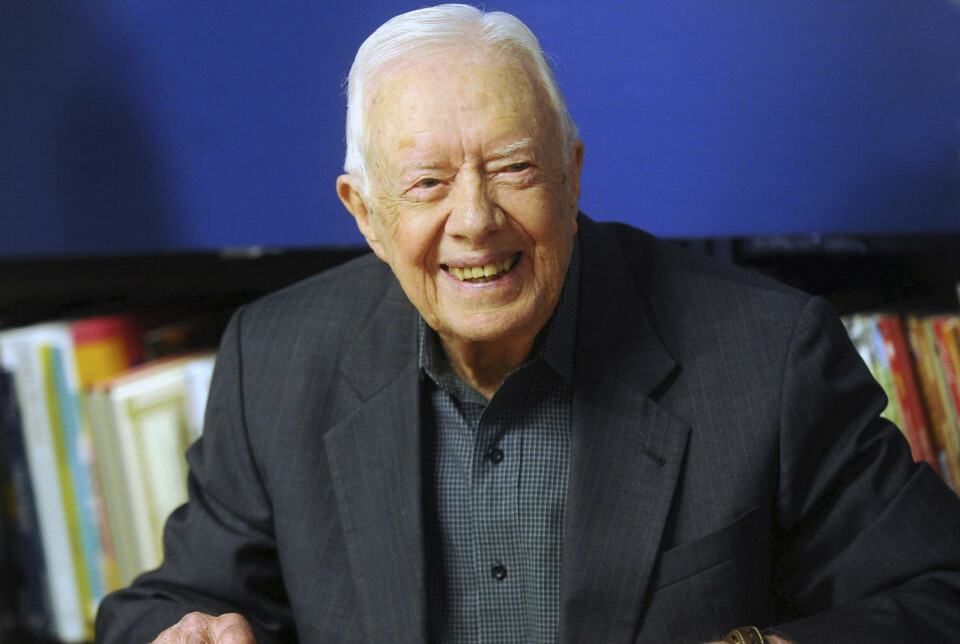 Jimmy Carter var USA's præsident og dermed en af verdens mægtigste mænd fra 1977 til 1981. (Arkivfoto).