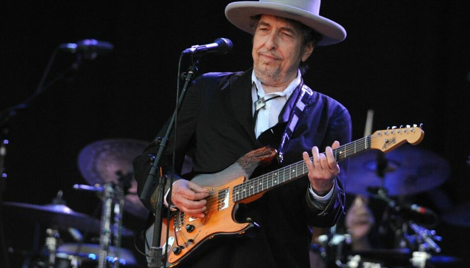 Bob Dylan, hvis oprindelige navn er Robert Allen Zimmerman, bliver af mange betragtet som en af de største sangskrivere nogensinde. (Arkivfoto)