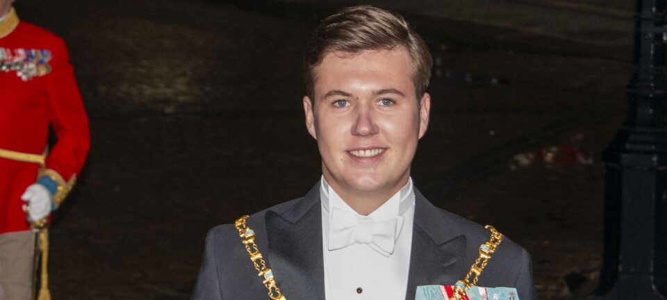 Kronprins Christian glimrer ved sit fravær