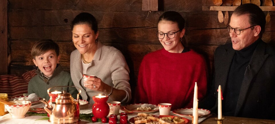 Kongelig hygge i sneen