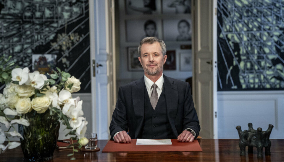 Kong Frederik holdt sin første nytårstale på årets sidste aften, den 31. december.