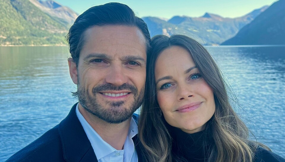 Prins Carl Philip og prinsesse Sofia, som til februar skal være forældre for fjerde gang.