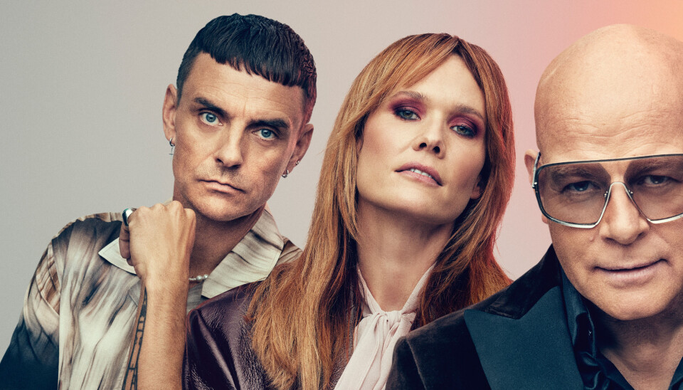 'X Factor'-dommerne Simon Kvamm, Oh Land og Thomas Blachman er klar igen i aften.