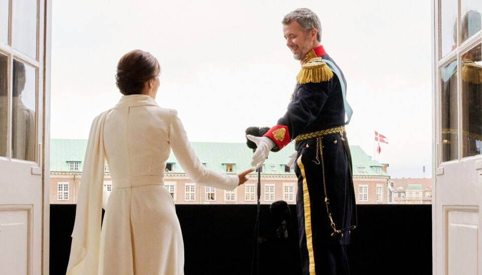 Frederik og Mary på den store dag.