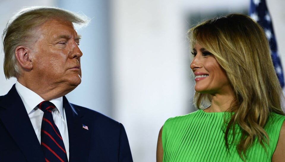 Donald og Melania Trump