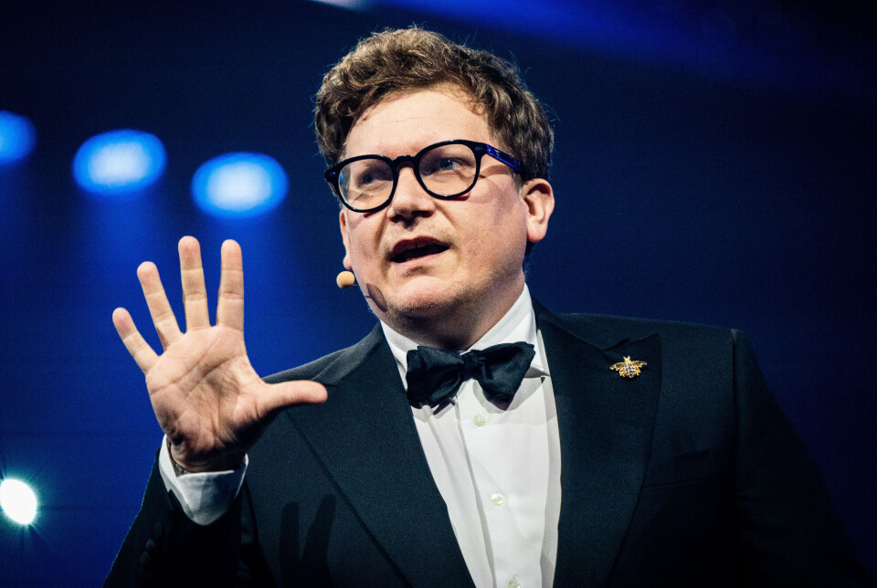 TV 2-serierne 'Forræder' og 'Forræder - Ukendt grund' og især komiker Heino Hansen hittede stort ved årets Reality Awards, som fandt sted i K.B. Hallen i København. (Arkivfoto).