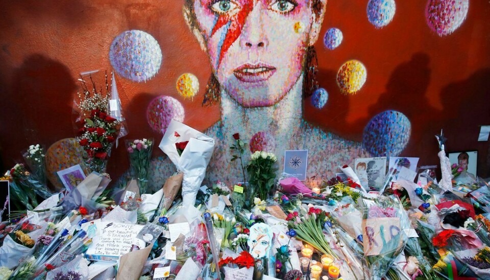 Da David Bowie døde af leverkræft tilbage i 2016, var mange fans i sorg. Han blev hyldet og mindet i stor stil. (Arkivfoto).