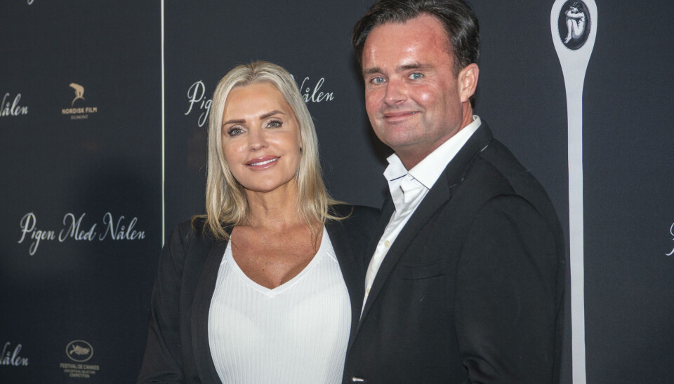 Janni Ree og kæresten Jeppe Stokholm havde god grund til til fejring.