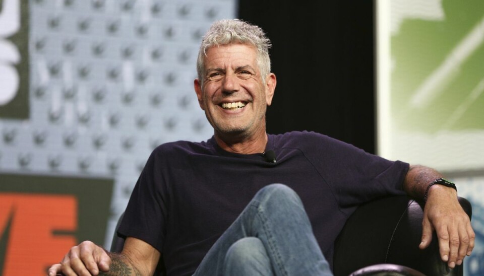 Anthony Bourdain blev udlært som kok i 1978 og arbejdede på forskellige restauranter, inden han for alvor blev verdenskendt i 2000, da han udgav bogen 'Kitchen Confidential: Adventures in the Culinary Underbelly'. (Arkivfoto.)