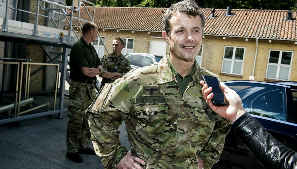 Kronprins Frederik til jubilæumsarrangement for Frømandskorpset for fire år siden.