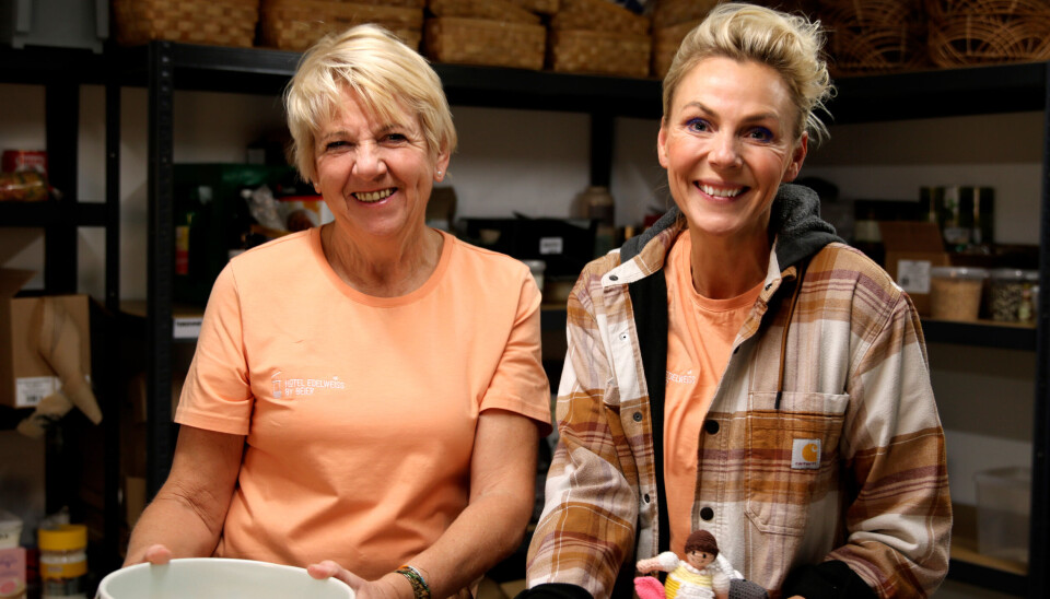 Lene Beier med moren Jytte